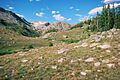 Cloud Peak viewed from Paint Rock Creek