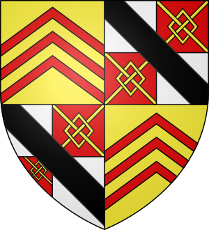 Coat of Arms of Isabel Despenser, Countess of Warwick (before 1423).svg