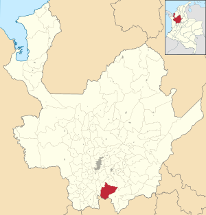 Location of the municipality of Abejorral in the Antioquia Department