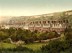 Cottage Hospital, Ventnor, Isle of Wight, England, ca. 1899