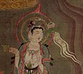 Detail, Anonymous-Bodhisattva Leading the Way (cropped)