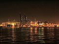 ECT waalhaven bij nacht