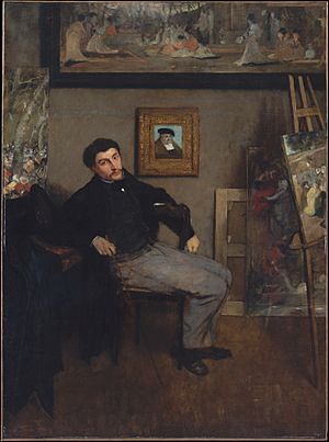 Edgar Degas - Portrait of James Tissot