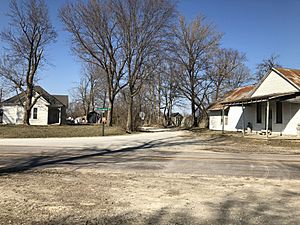 Englewood, Missouri intersection in March 2019