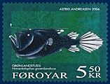 Faroese stamp 539 atlantic footballfish
