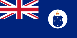 Flag of Australasian team for Olympic games