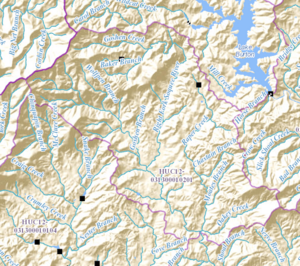 HUC 031300010201 - Headwaters Soque River