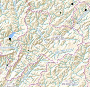 HUC 031300010601 - Cavenders Creek-Chestatee Riverf