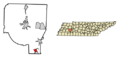 Henderson County Tennessee Incorporated and Unincorporated areas Sardis Highlighted 4766660