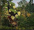Henri Rousseau - Fight Between a Tiger and a Buffalo