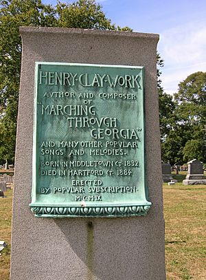 Henry Clay Work Headstone, Spring Grove Cemetery, Hartford, CT - September 26, 2015