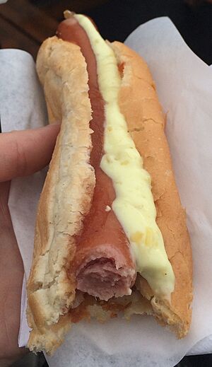 Hot dog from Bæjarins Beztu Pylsur