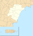 Humacao, Puerto Rico locator map