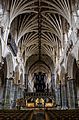 Inside Exeter Cathedral