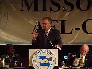 Jay Nixon at the Missouri AFL-CIO State Convention