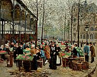 Jean Béraud - Les Halles