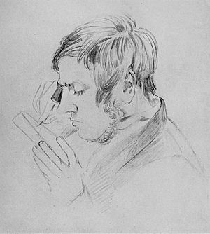 John Greenaway (father of Kate Greenaway), wood-engraver. By Birket Foster, R.W.S
