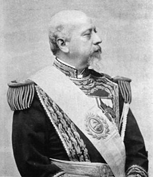 Julio Argentino Roca con la banda presidencial