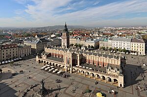 Krakow - Cloth Hall from Basilica - 1