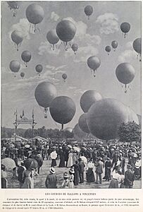 Les courses de ballons à Vincennes