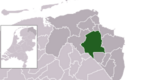 Location of Midden-Groningen