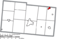 Map of Champaign County Ohio Highlighting North Lewisburg Village