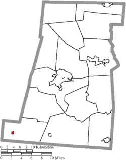 Location of South Solon in Madison County