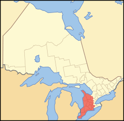 Map of Ontario SOUTHWESTERN.svg