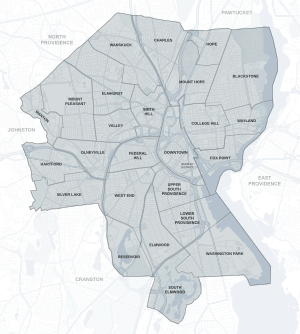 Map of Providence Neighborhoods