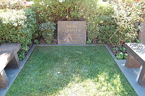 Merv Griffin grave at Westwood Village Memorial Park Cemetery in Brentwood, California