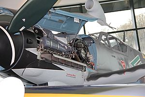 Messerschmitt Bf 109 610937 at the Evergreen Aviation & Space Museum