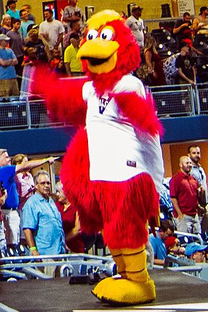 Nashville Sounds mascot Booster 2