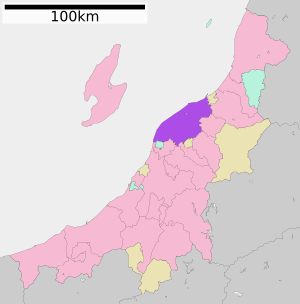Location of Niigata in Niigata