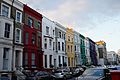 Notting hill colorful houses