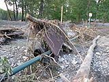 Okotoks - June 23, 2013 - Local campground picnic area after flood