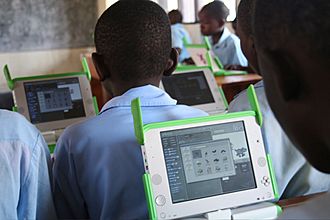 One Laptop per Child at Kagugu Primary School, Kigali, Rwanda-19Sept2009