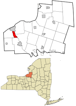 Oswego County New York incorporated and unincorporated areas Minetto (town) highlighted