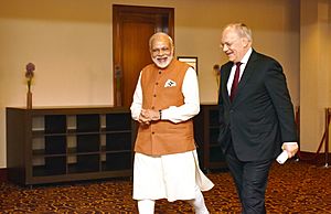 PM Modi with Swiss President Johann Schneider-Ammann (27628851596)