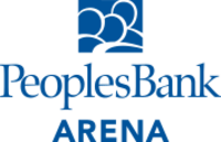PeoplesBank Arena Logo (Blue)