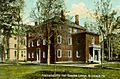 Postcard of Massachusetts Hall, Bowdoin College