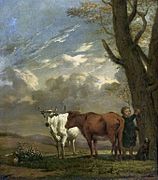 Potter A shepherd with cows