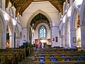 Princes Risborough Church interior towards chancel