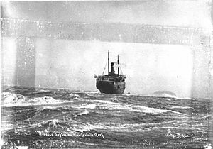 Princess Sophia (steamship) on Vanderbilt Reef 10-24-1918