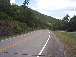 Prospect Mountain Parkway at parking lot