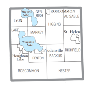 Roscommon County, MI census map2