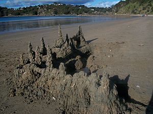 Sandcastle on Waiheke Island New Zealand