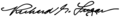 Signature of Richard Lugar