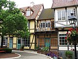 Solvang timbered houses