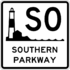 Southern State Parkway marker
