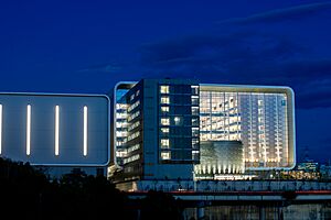 TSMC Global R＆D Center at night